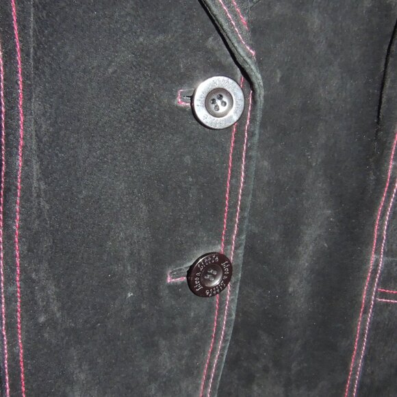 Suede, leather coat - Picture 6 of 9